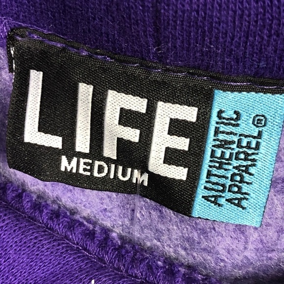 Life authentic apparel purple hoodie - Picture 8 of 8